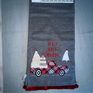 New Holiday Table Runner Christmas Truck Country Cottagecore